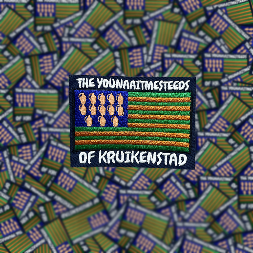 Carnavalsembleem: TheYouNaaitMeSteeds of Kruikenstad