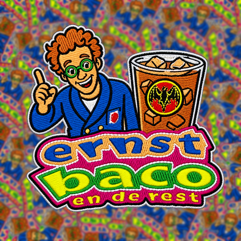 PRE-ORDER Carnavalsembleem Ernst Baco en de Rest