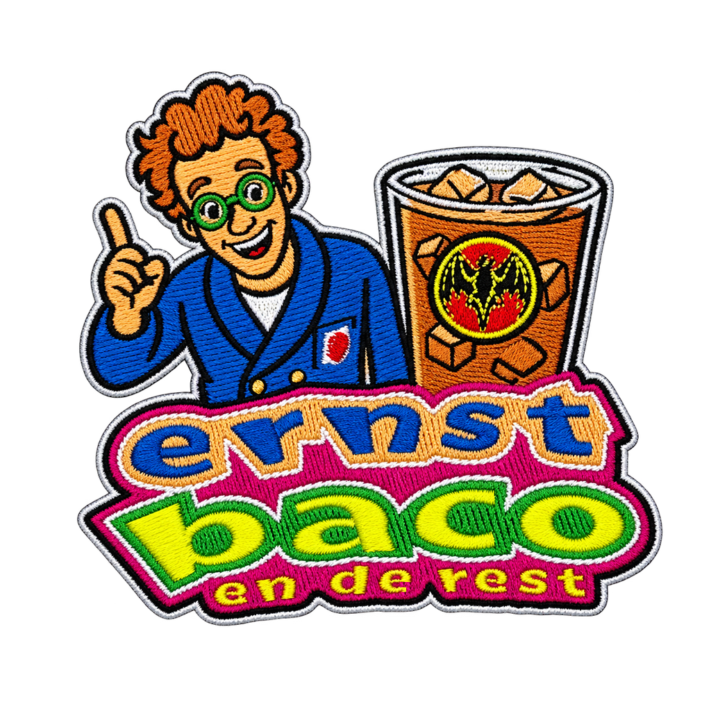 PRE-ORDER Carnavalsembleem Ernst Baco en de Rest