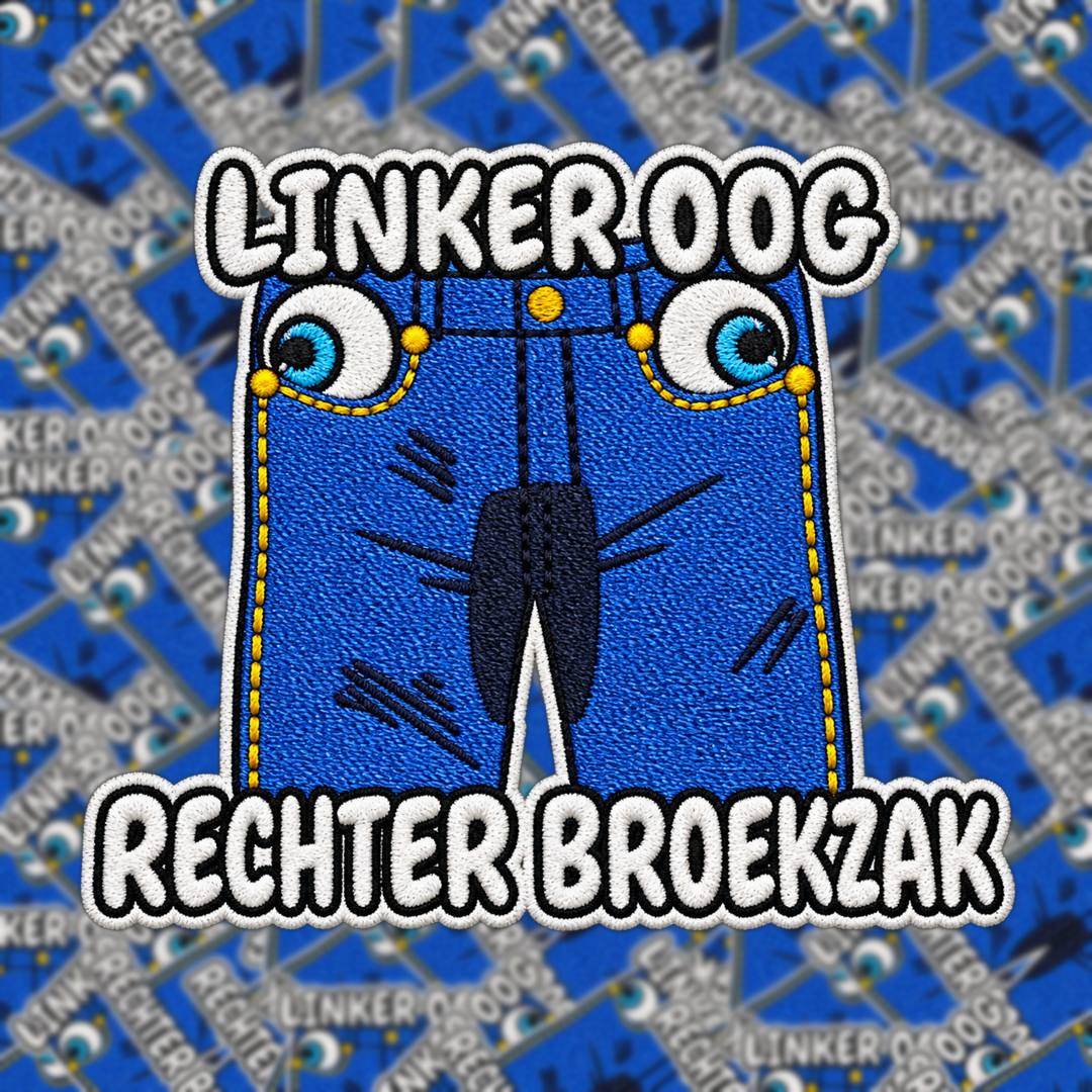 PRE-ORDER Carnavalsembleem Linker Oog Rechter Broekzak