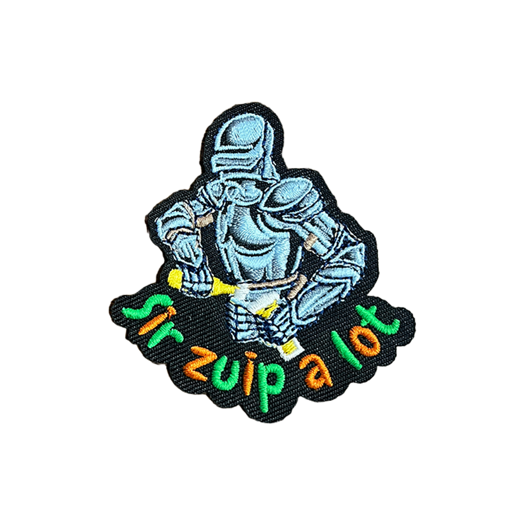 Carnavalsembleem: Sir zuip a lot