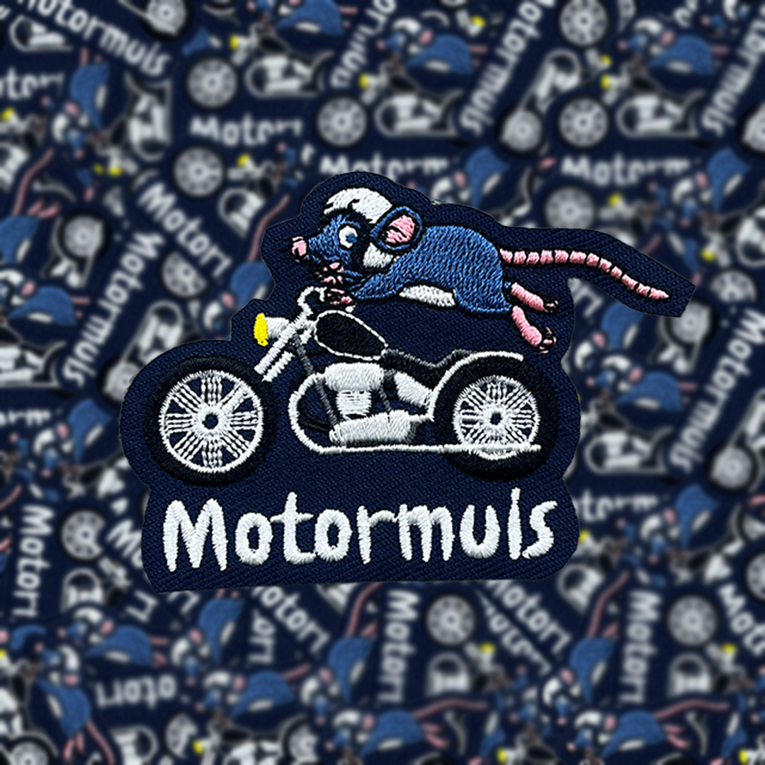 Carnavalsembleem: Motormuis