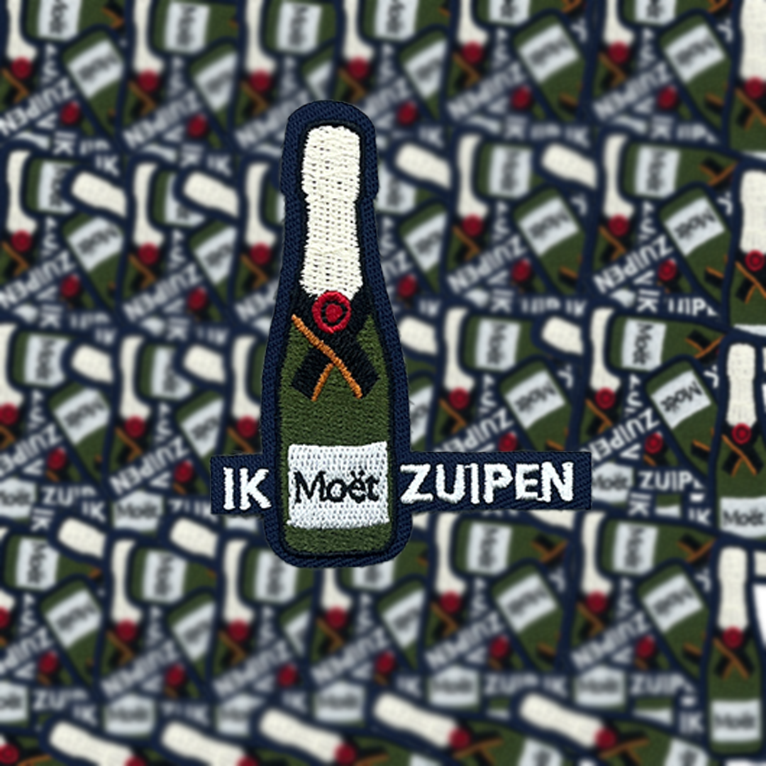 Carnavalsembleem: Ik Möet Zuipen