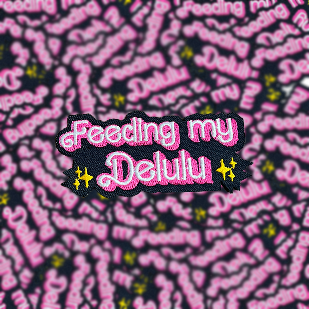 Carnavalsembleem: Feeding my Delulu