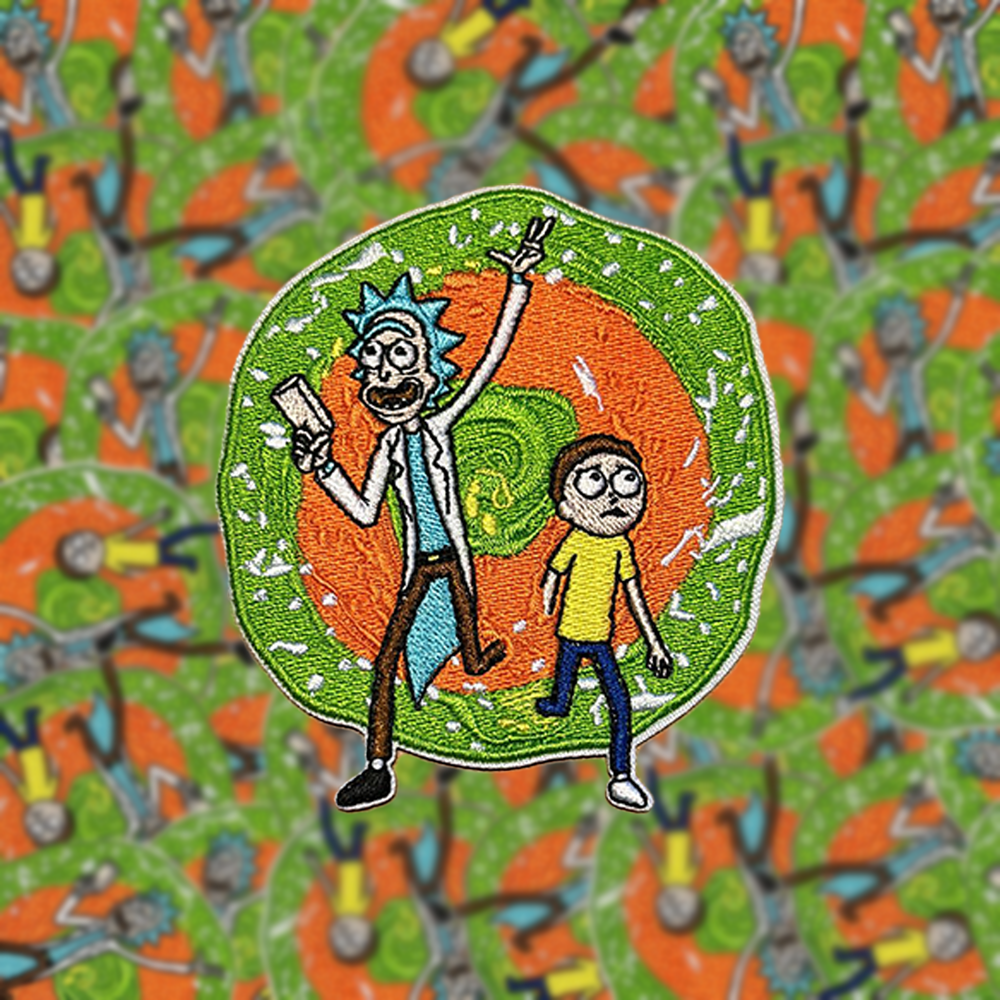 Carnavalsembleem: Rick and Morty in Kruikenstad