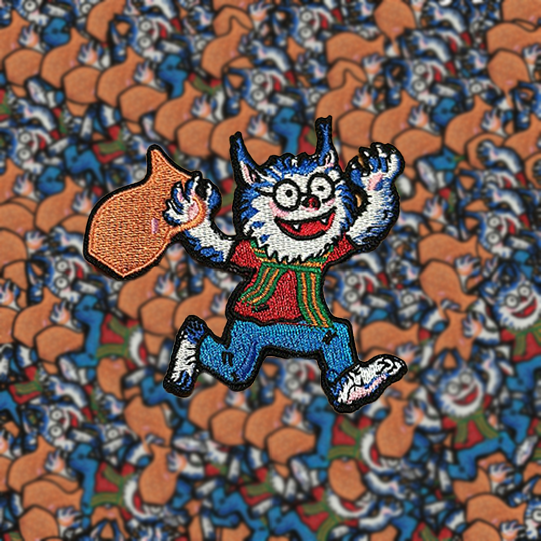 Carnavalsembleem: Dolfje het Kruikenwolfje