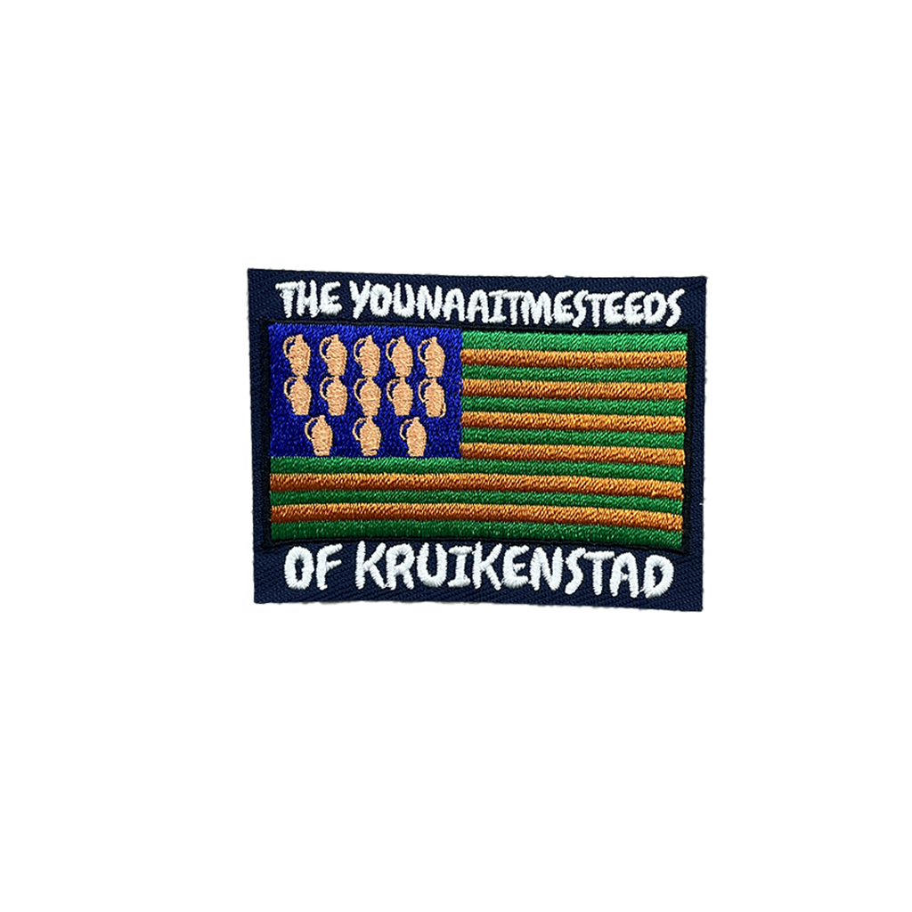 Carnavalsembleem: TheYouNaaitMeSteeds of Kruikenstad
