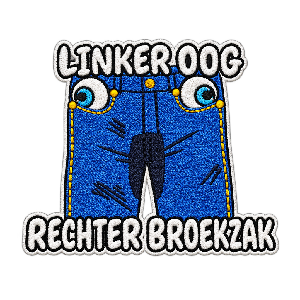 PRE-ORDER Carnavalsembleem Linker Oog Rechter Broekzak