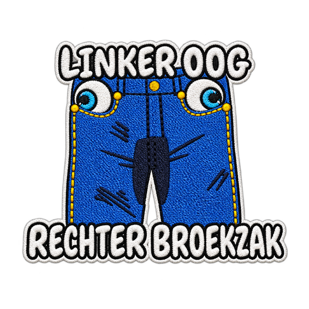 PRE-ORDER Carnavalsembleem Linker Oog Rechter Broekzak