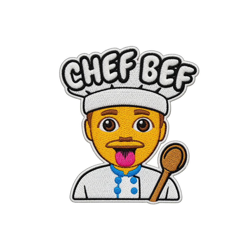 PRE-ORDER Carnavalsembleem Chef Bef